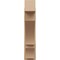 Ekena Millwork 7 1/2-in W x 26-in D x 34-in H Balboa Block Rough Cedar Woodgrain TimberThane Outlooker, Primed Tan OUTUR075X26X34BOA44RCPR - alternate 6